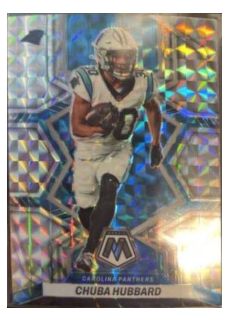 2022 Panini Mosaic Base Set Chuba Hubbard #31 card