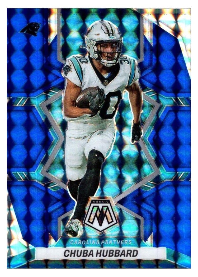 2022 Panini Mosaic Base Set Chuba Hubbard #31 card