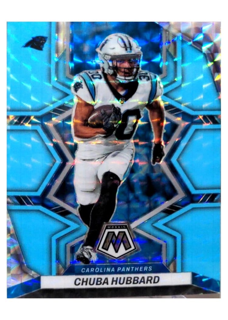 2022 Panini Mosaic Base Set Chuba Hubbard #31 card