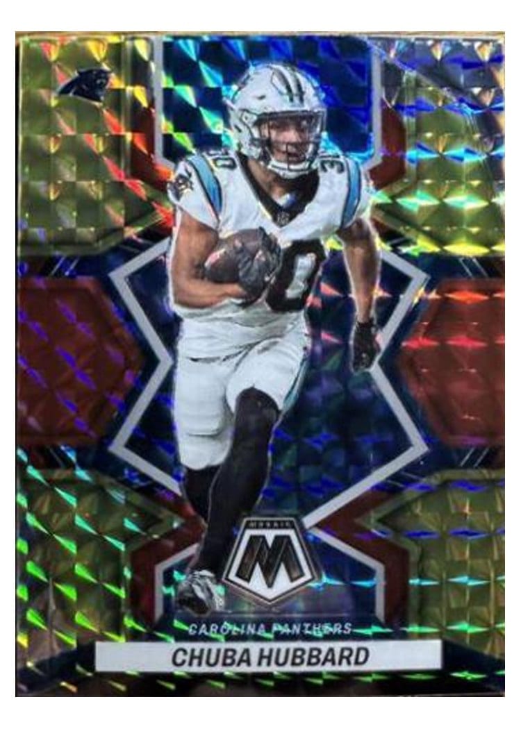 2022 Panini Mosaic Base Set Chuba Hubbard #31 card