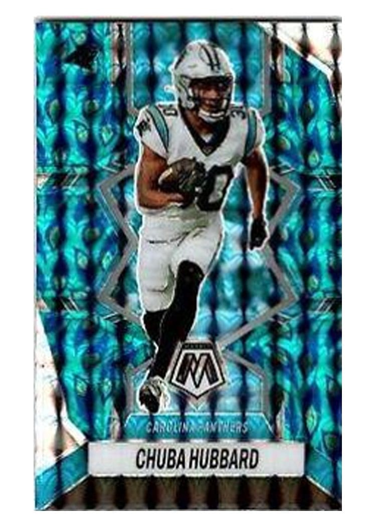 2022 Panini Mosaic Base Set Chuba Hubbard #31 card
