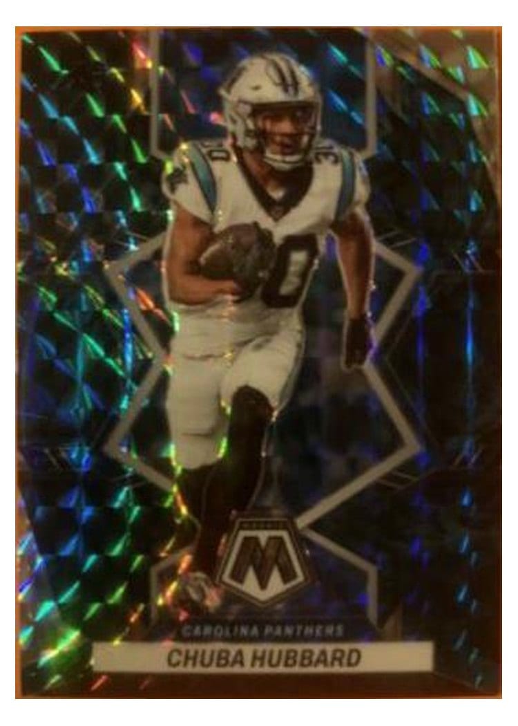 2022 Panini Mosaic Base Set Chuba Hubbard #31 card