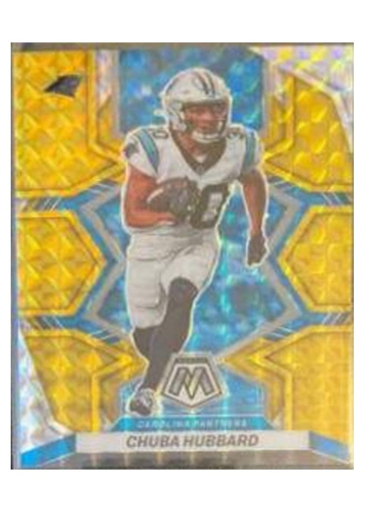 2022 Panini Mosaic Base Set Chuba Hubbard #31 card