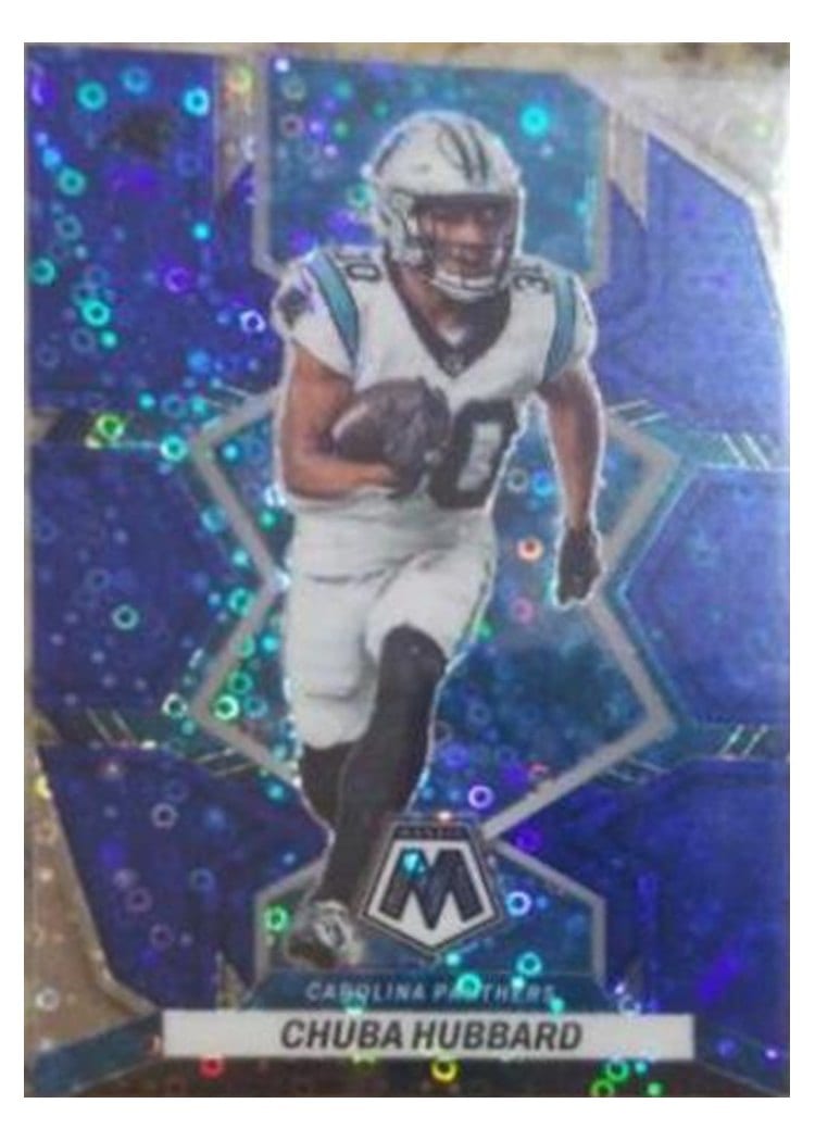 2022 Panini Mosaic Base Set Chuba Hubbard #31 card