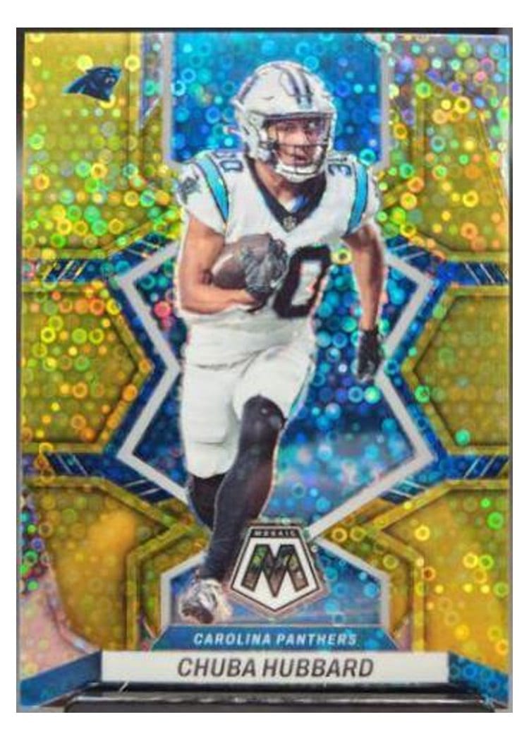 2022 Panini Mosaic Base Set Chuba Hubbard #31 card