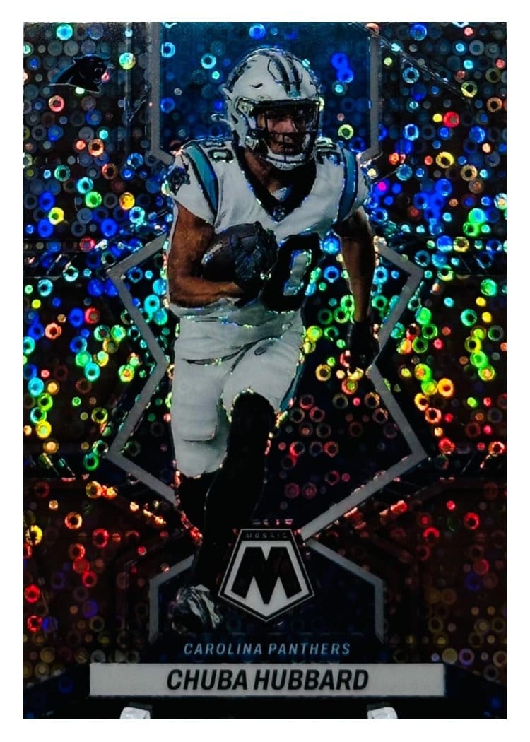 2022 Panini Mosaic Base Set Chuba Hubbard #31 card