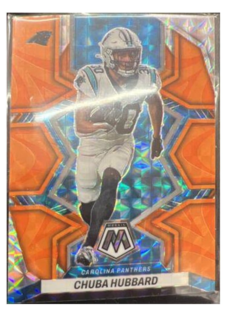 2022 Panini Mosaic Base Set Chuba Hubbard #31 card