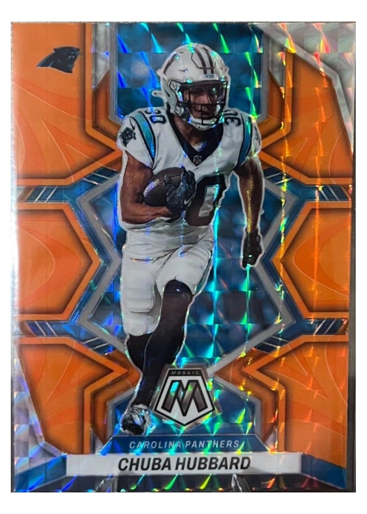 2022 Panini Mosaic Base Set Chuba Hubbard #31 card