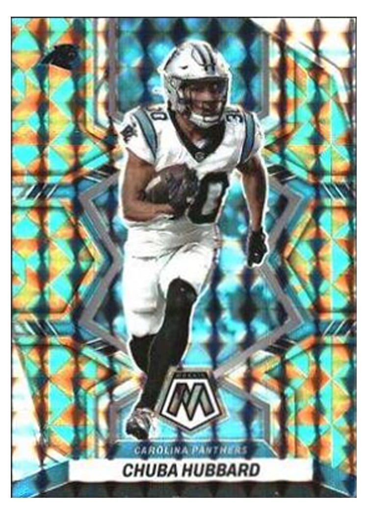 2022 Panini Mosaic Base Set Chuba Hubbard #31 card