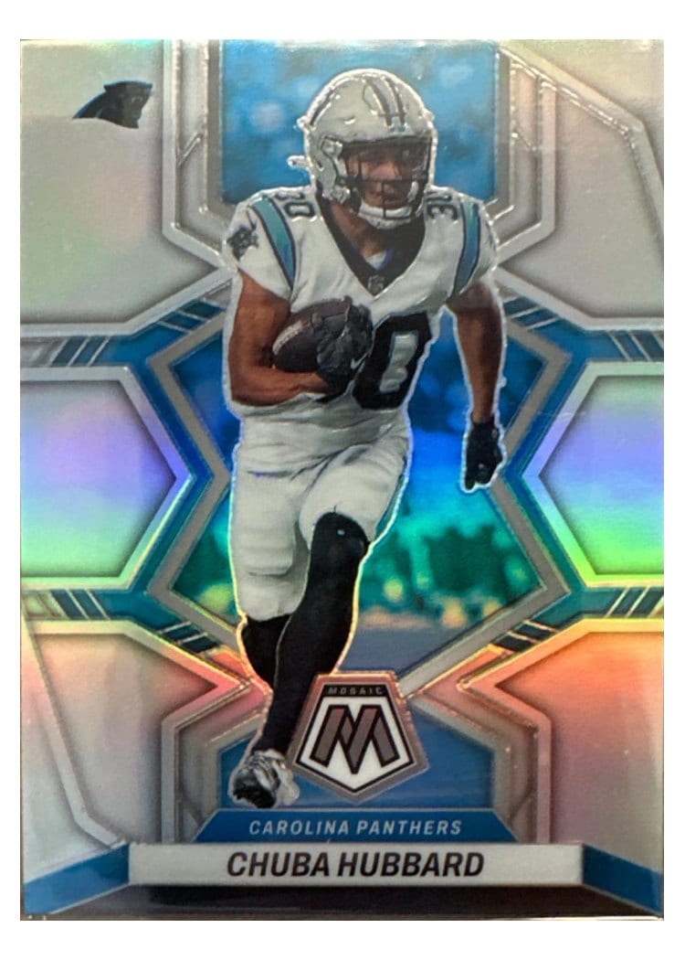 2022 Panini Mosaic Base Set Chuba Hubbard #31 card