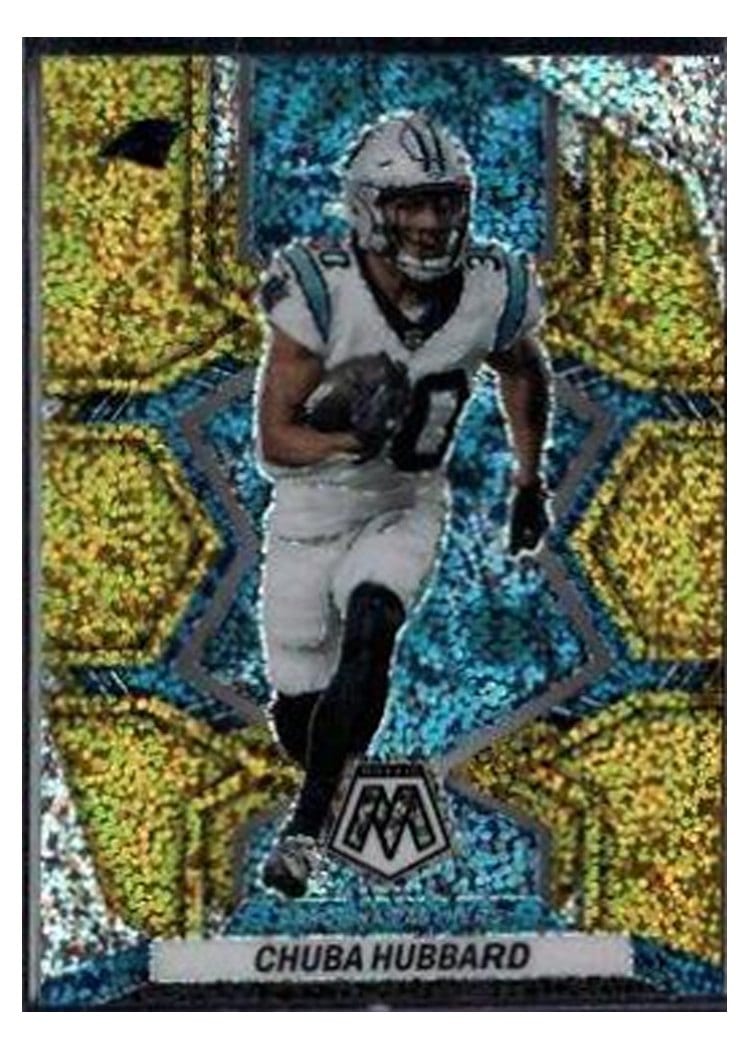 2022 Panini Mosaic Base Set Chuba Hubbard #31 card