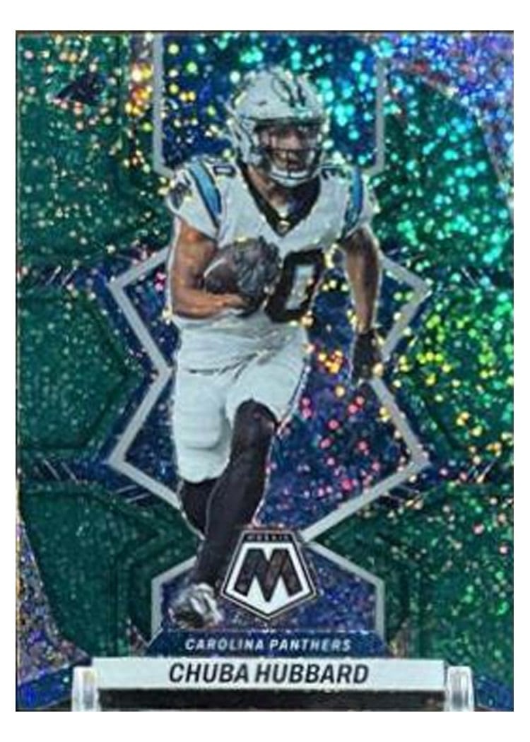 2022 Panini Mosaic Base Set Chuba Hubbard #31 card