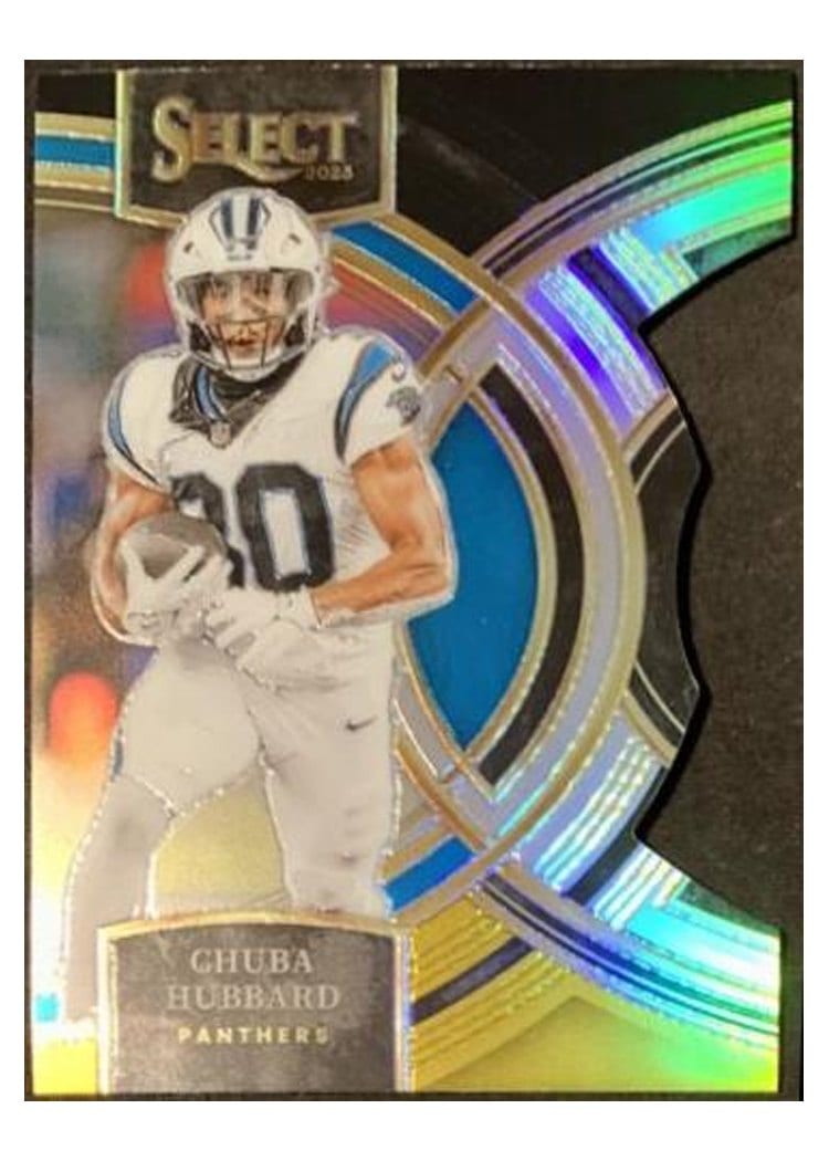 2023 Panini Select Base Set Chuba Hubbard #191 card