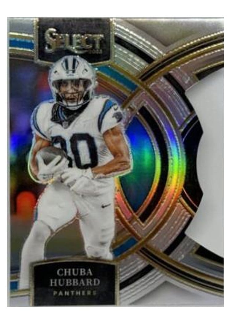 2023 Panini Select Base Set Chuba Hubbard #191 card