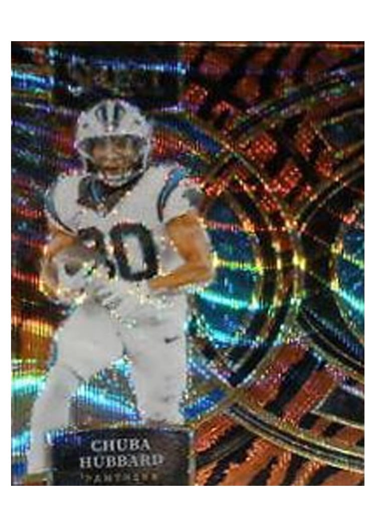 2023 Panini Select Base Set Chuba Hubbard #191 card