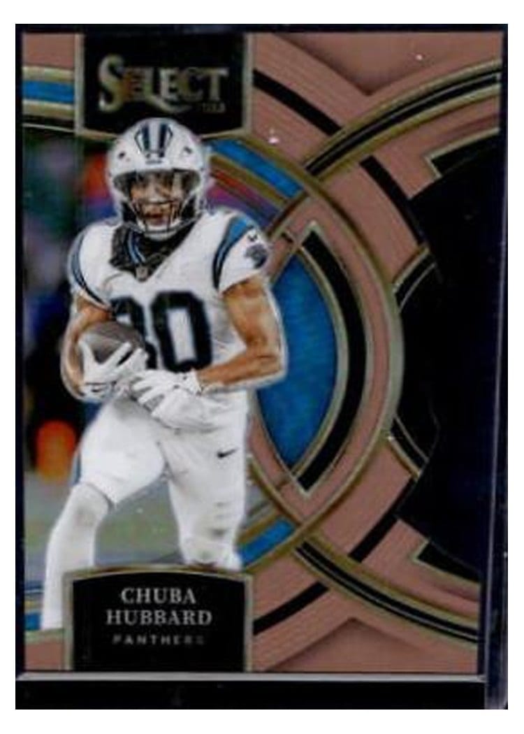 2023 Panini Select Base Set Chuba Hubbard #191 card