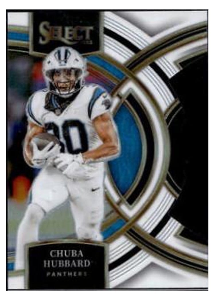 2023 Panini Select Base Set Chuba Hubbard #191 card