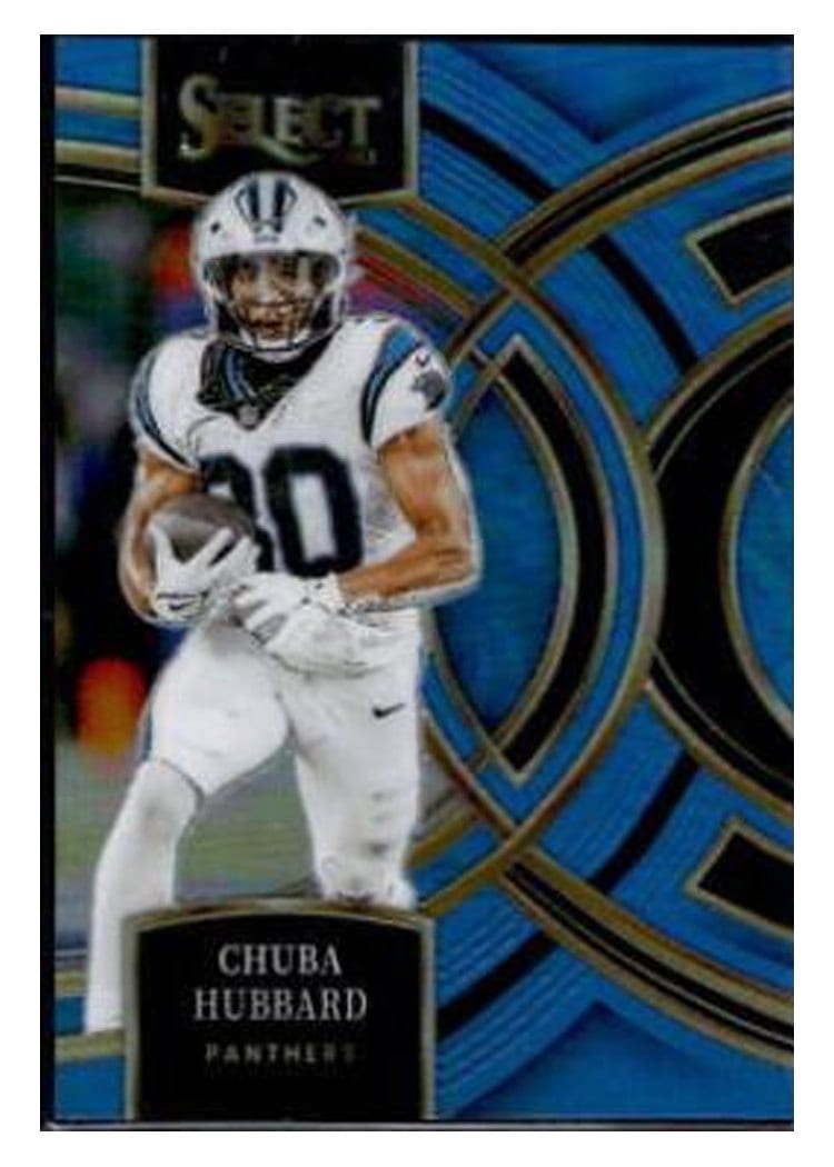 2023 Panini Select Base Set Chuba Hubbard #191 card