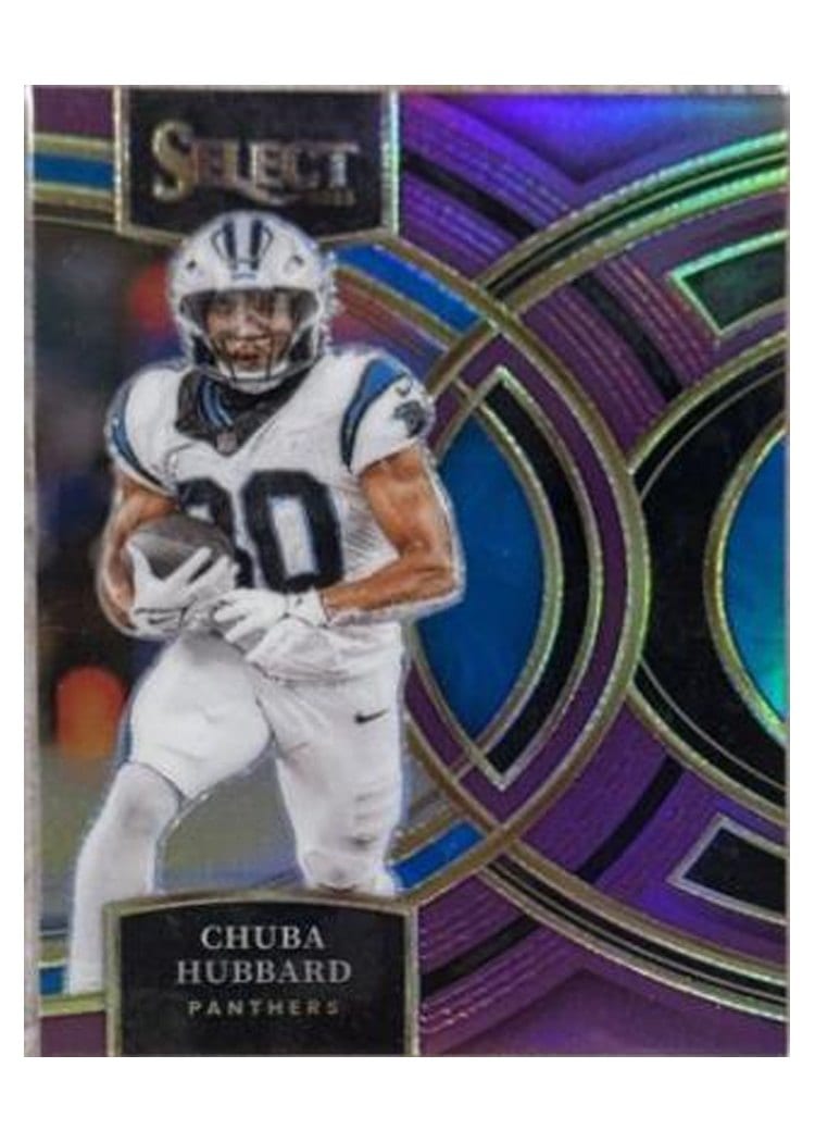 2023 Panini Select Base Set Chuba Hubbard #191 card