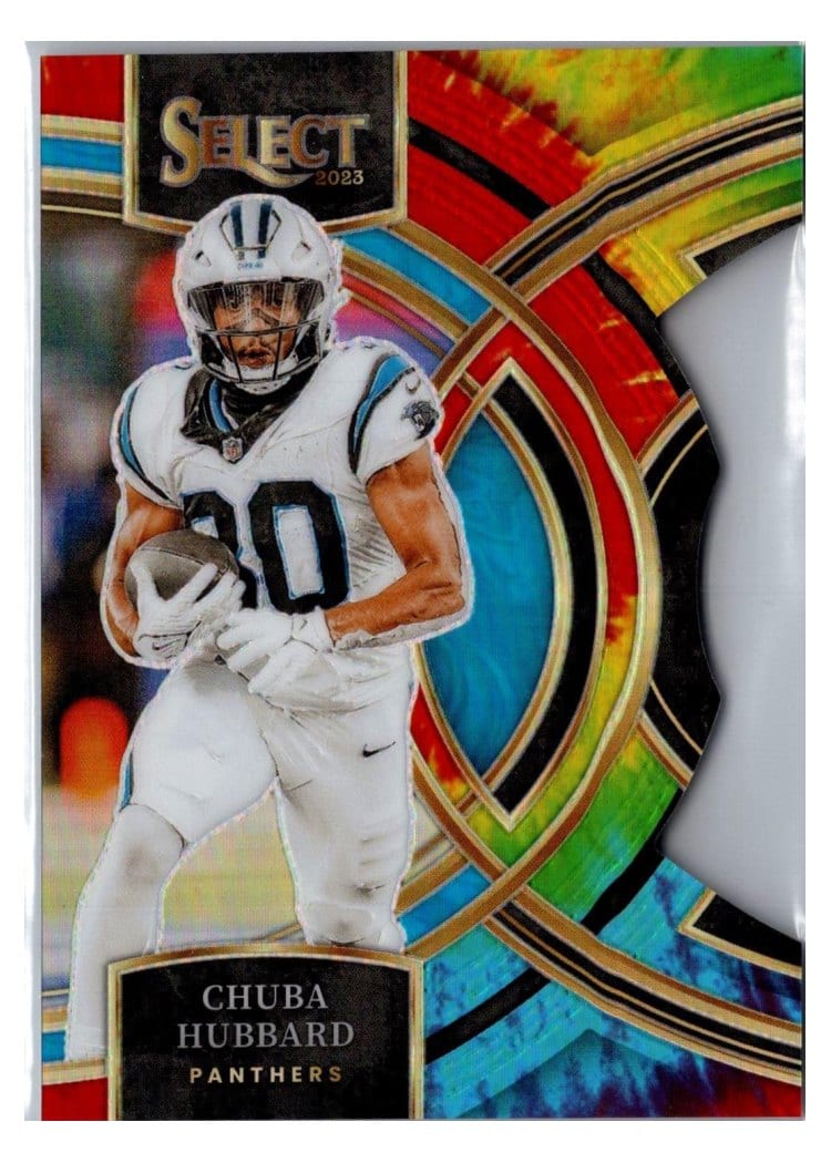 2023 Panini Select Base Set Chuba Hubbard #191 card