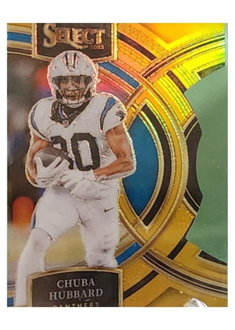 2023 Panini Select Base Set Chuba Hubbard #191 card