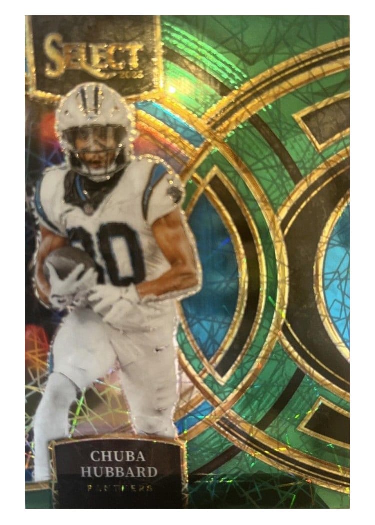 2023 Panini Select Base Set Chuba Hubbard #191 card