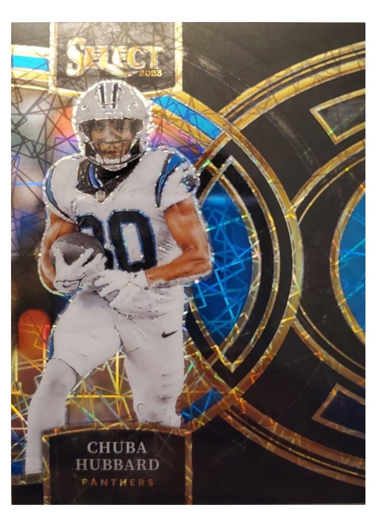2023 Panini Select Base Set Chuba Hubbard #191 card