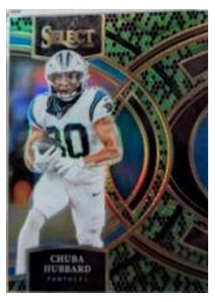 2023 Panini Select Base Set Chuba Hubbard #191 card