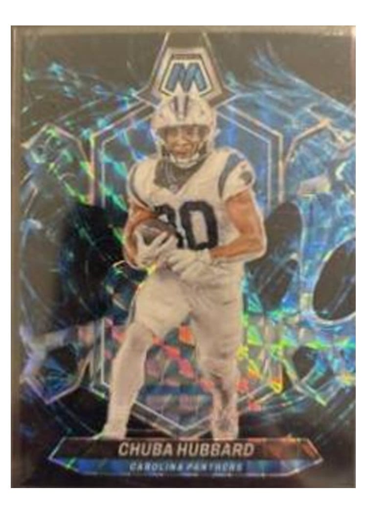2024 Panini Mosaic Base Set Chuba Hubbard #30 card