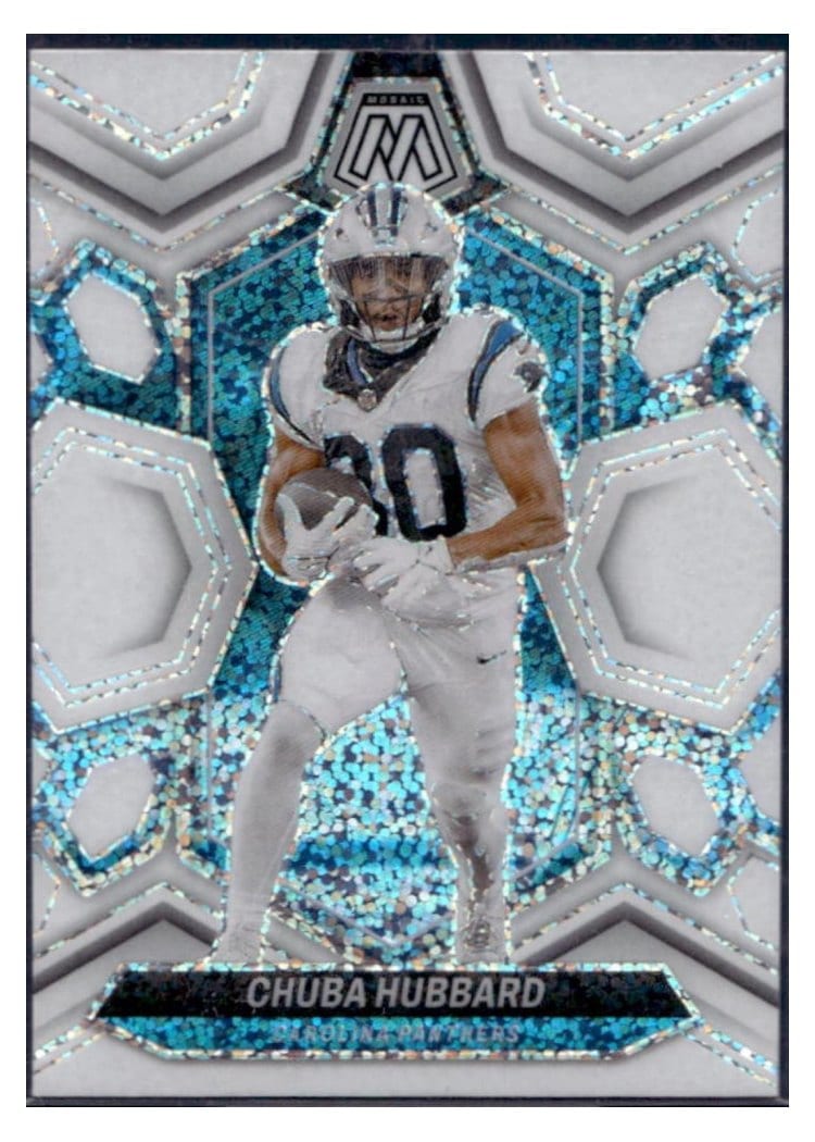 2024 Panini Mosaic Base Set Chuba Hubbard #30 card