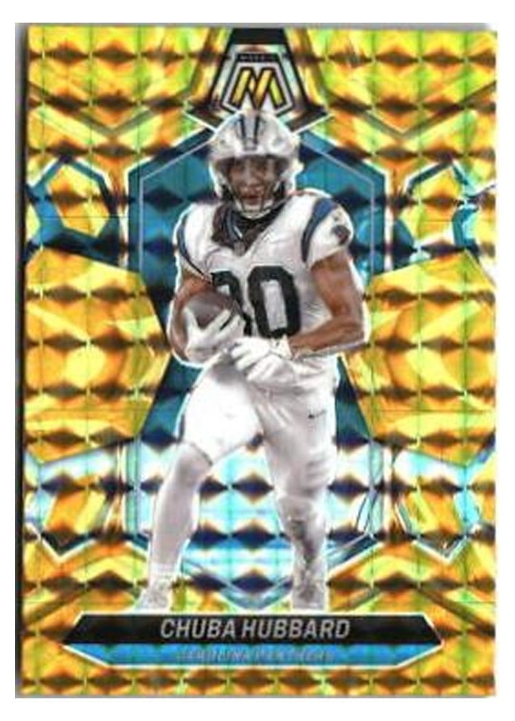 2024 Panini Mosaic Base Set Chuba Hubbard #30 card