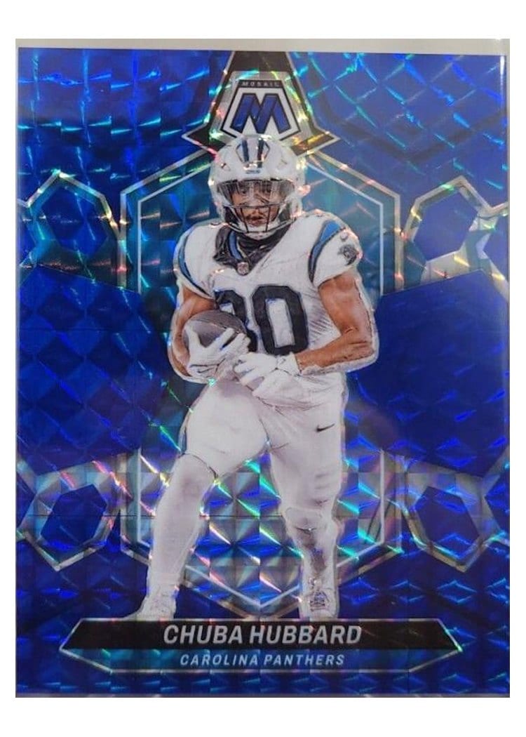 2024 Panini Mosaic Base Set Chuba Hubbard #30 card