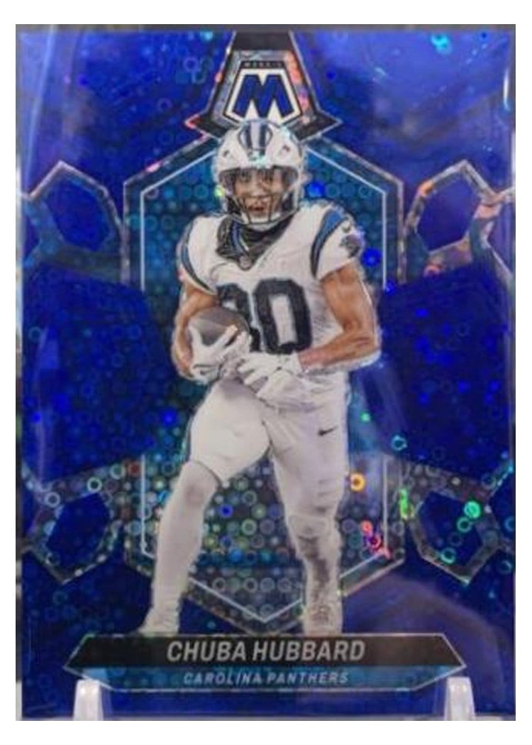 2024 Panini Mosaic Base Set Chuba Hubbard #30 card