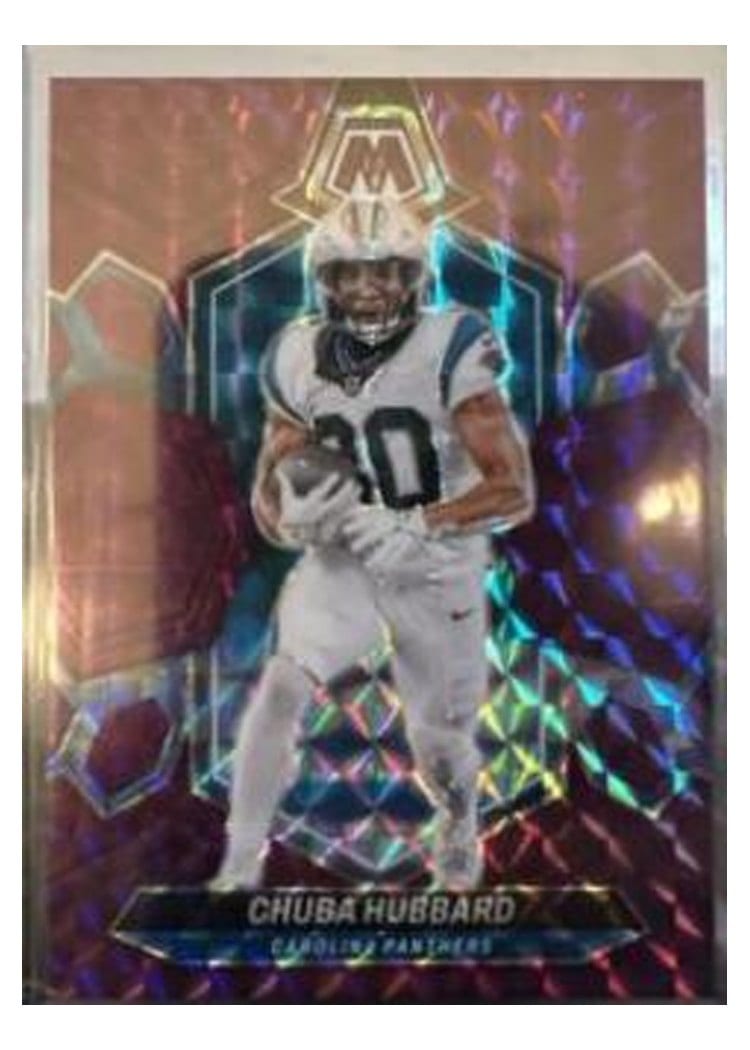 2024 Panini Mosaic Base Set Chuba Hubbard #30 card