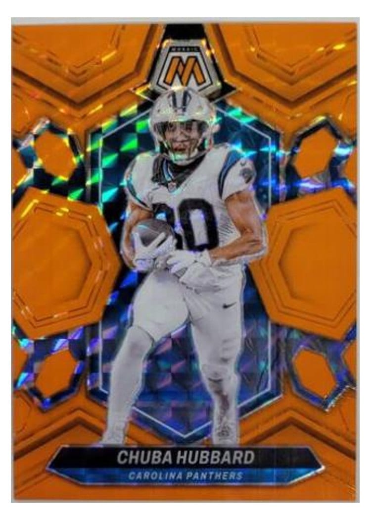 2024 Panini Mosaic Base Set Chuba Hubbard #30 card