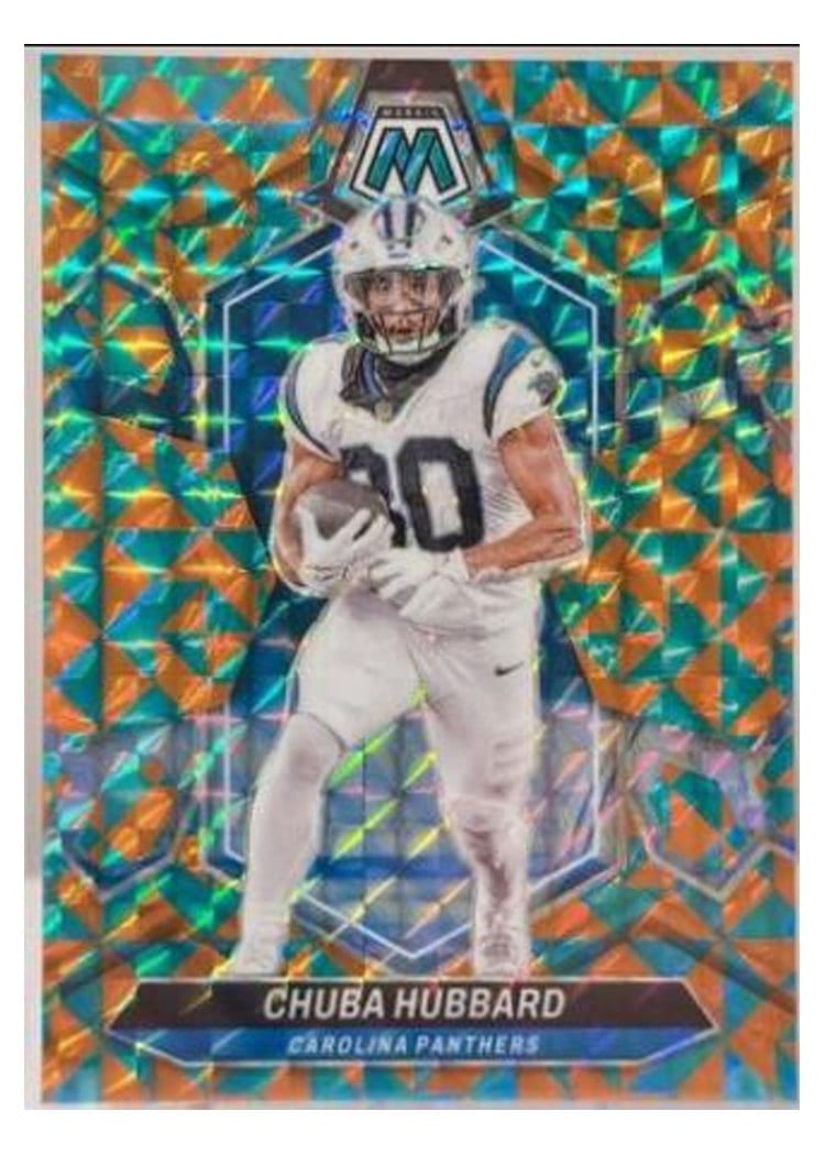 2024 Panini Mosaic Base Set Chuba Hubbard #30 card