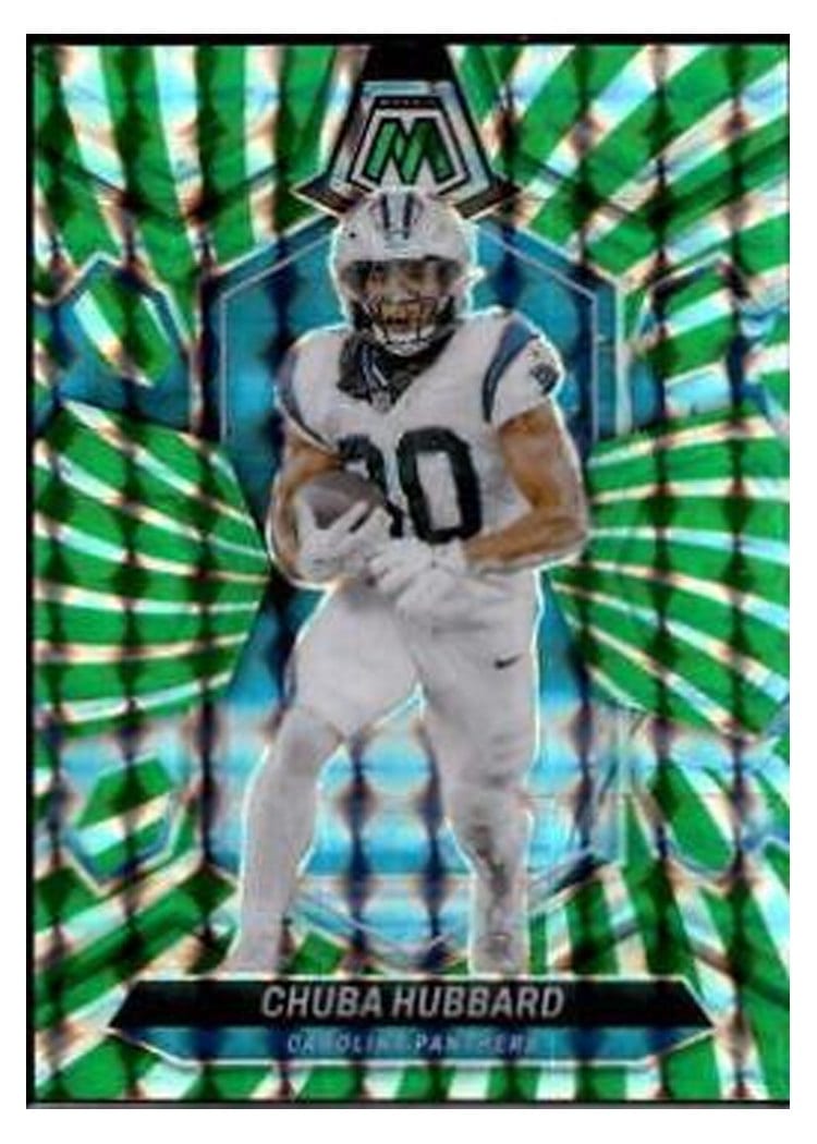 2024 Panini Mosaic Base Set Chuba Hubbard #30 card