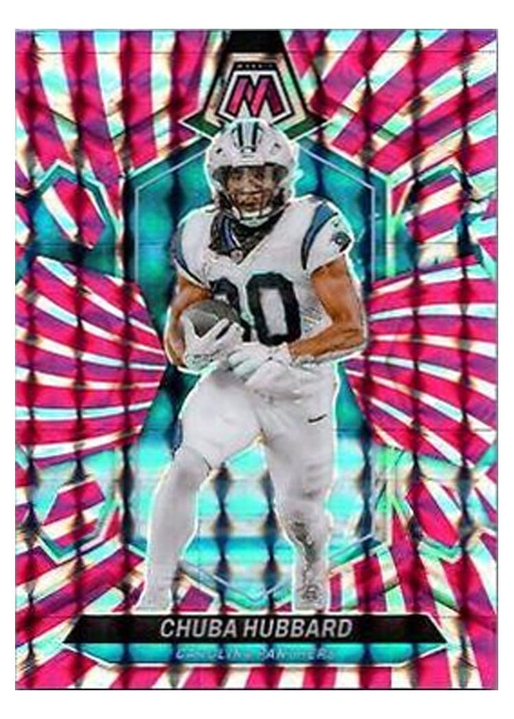 2024 Panini Mosaic Base Set Chuba Hubbard #30 card