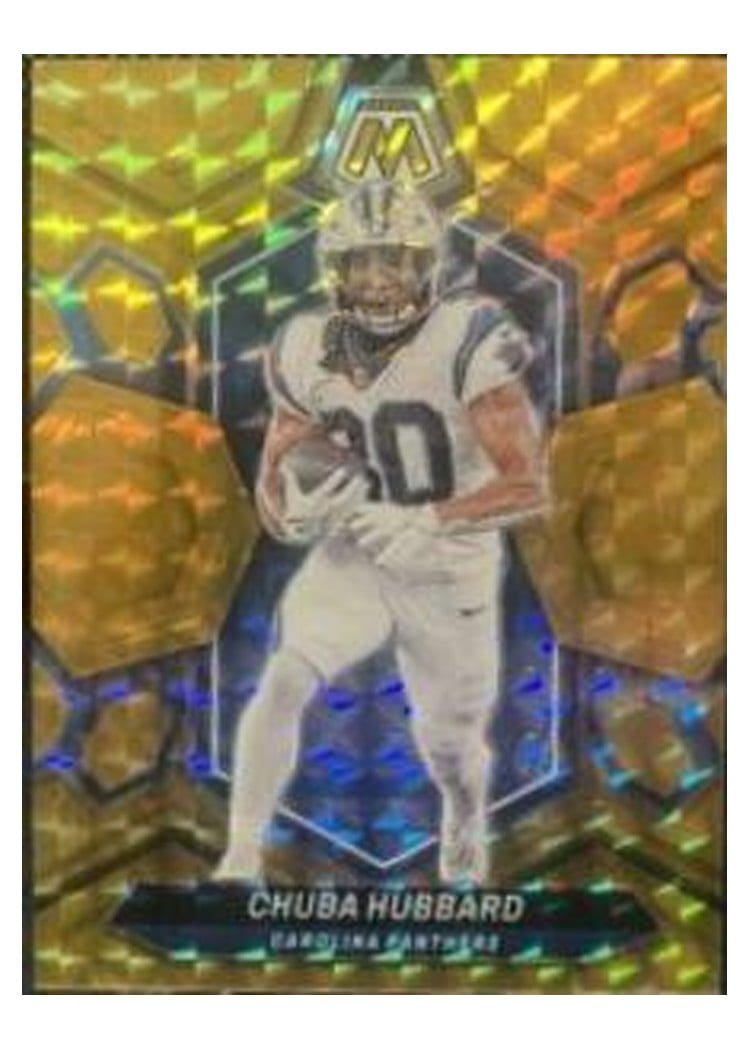 2024 Panini Mosaic Base Set Chuba Hubbard #30 card