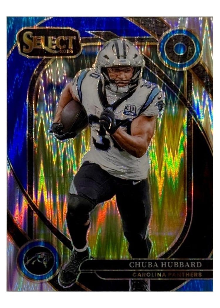 2024 Panini Select Base Set Chuba Hubbard #238 card