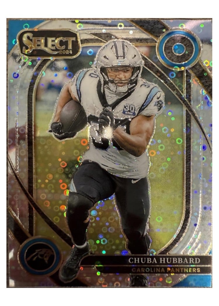2024 Panini Select Base Set Chuba Hubbard #238 card