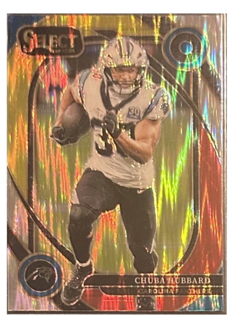 2024 Panini Select Base Set Chuba Hubbard #238 card