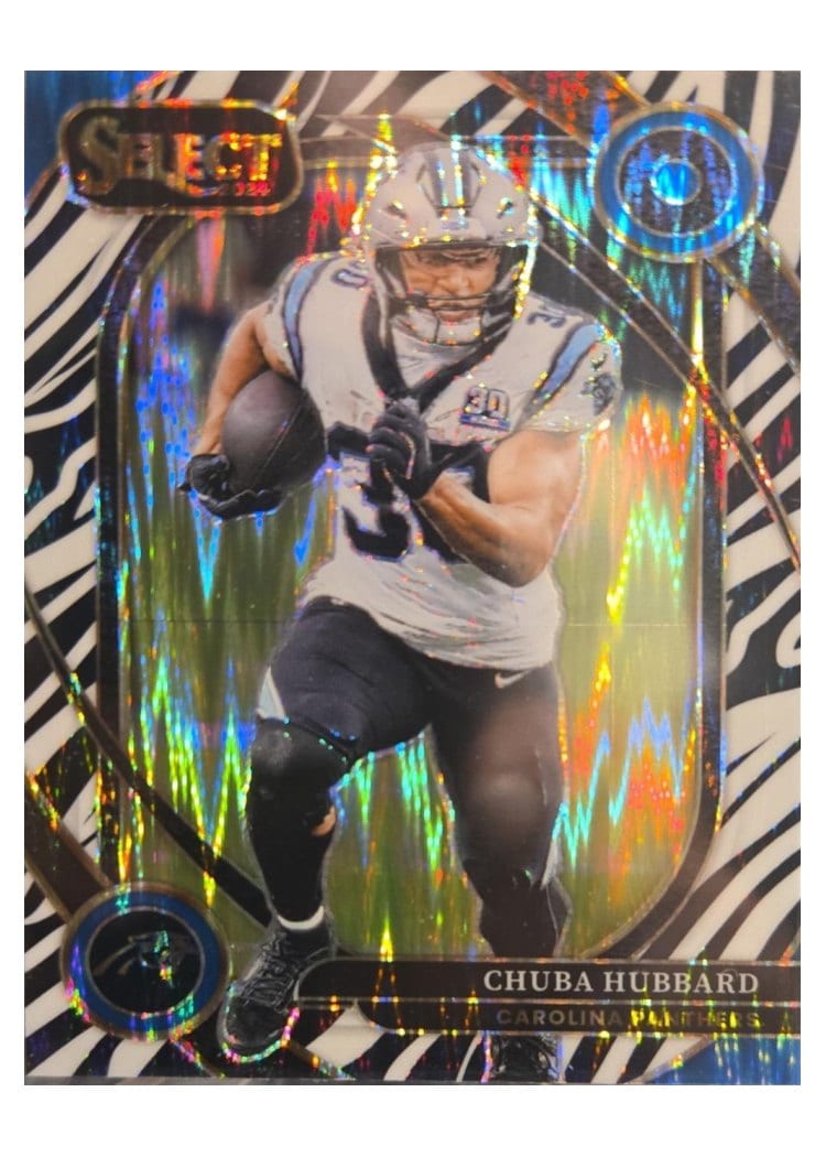 2024 Panini Select Base Set Chuba Hubbard #238 card