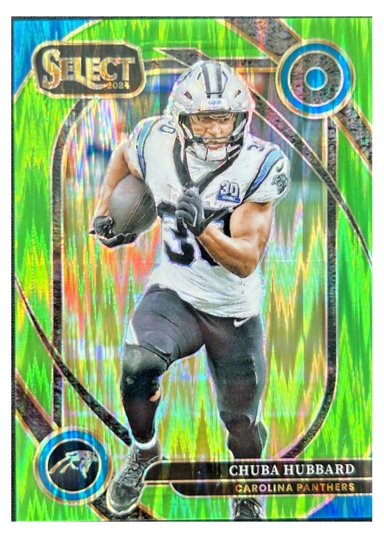 2024 Panini Select Base Set Chuba Hubbard #238 card