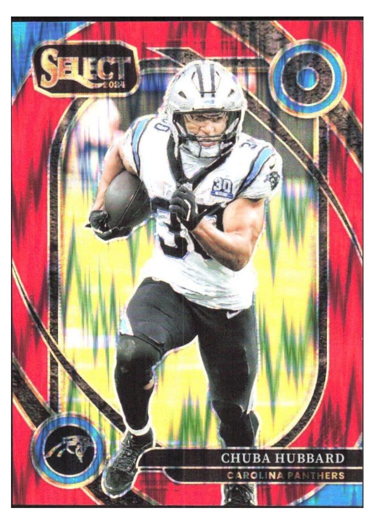 2024 Panini Select Base Set Chuba Hubbard #238 card