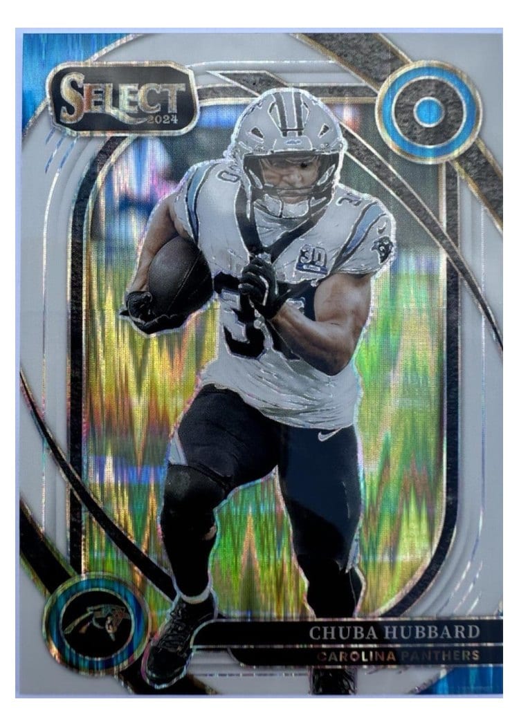 2024 Panini Select Base Set Chuba Hubbard #238 card