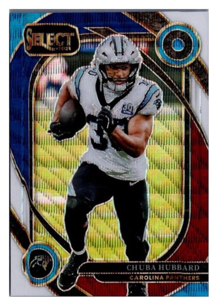 2024 Panini Select Base Set Chuba Hubbard #238 card