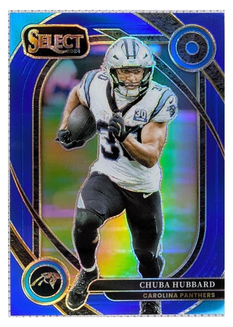 2024 Panini Select Base Set Chuba Hubbard #238 card