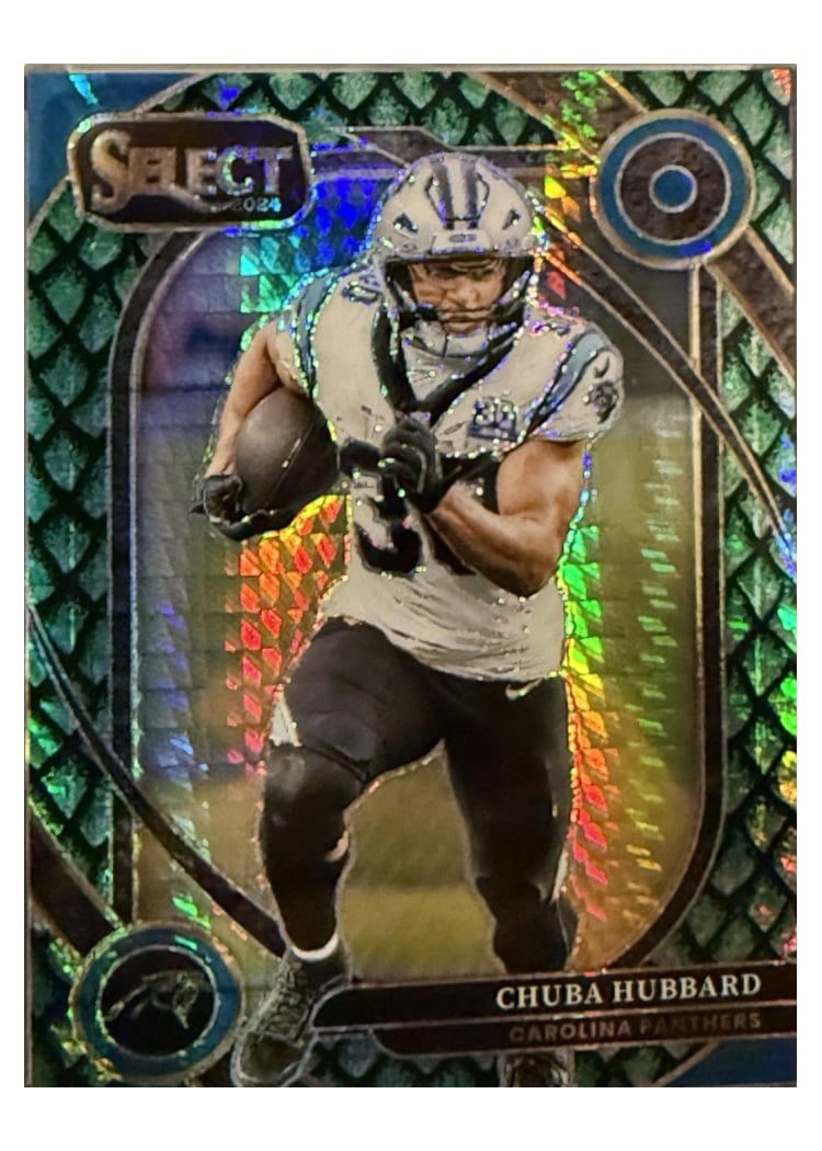 2024 Panini Select Base Set Chuba Hubbard #238 card