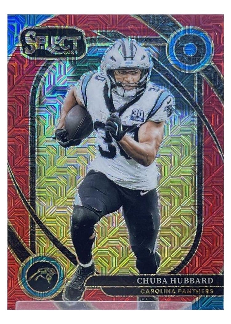 2024 Panini Select Base Set Chuba Hubbard #238 card